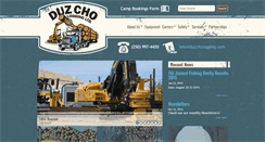 Desktop Screenshot of duzchologging.com