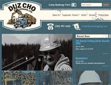 Tablet Screenshot of duzchologging.com